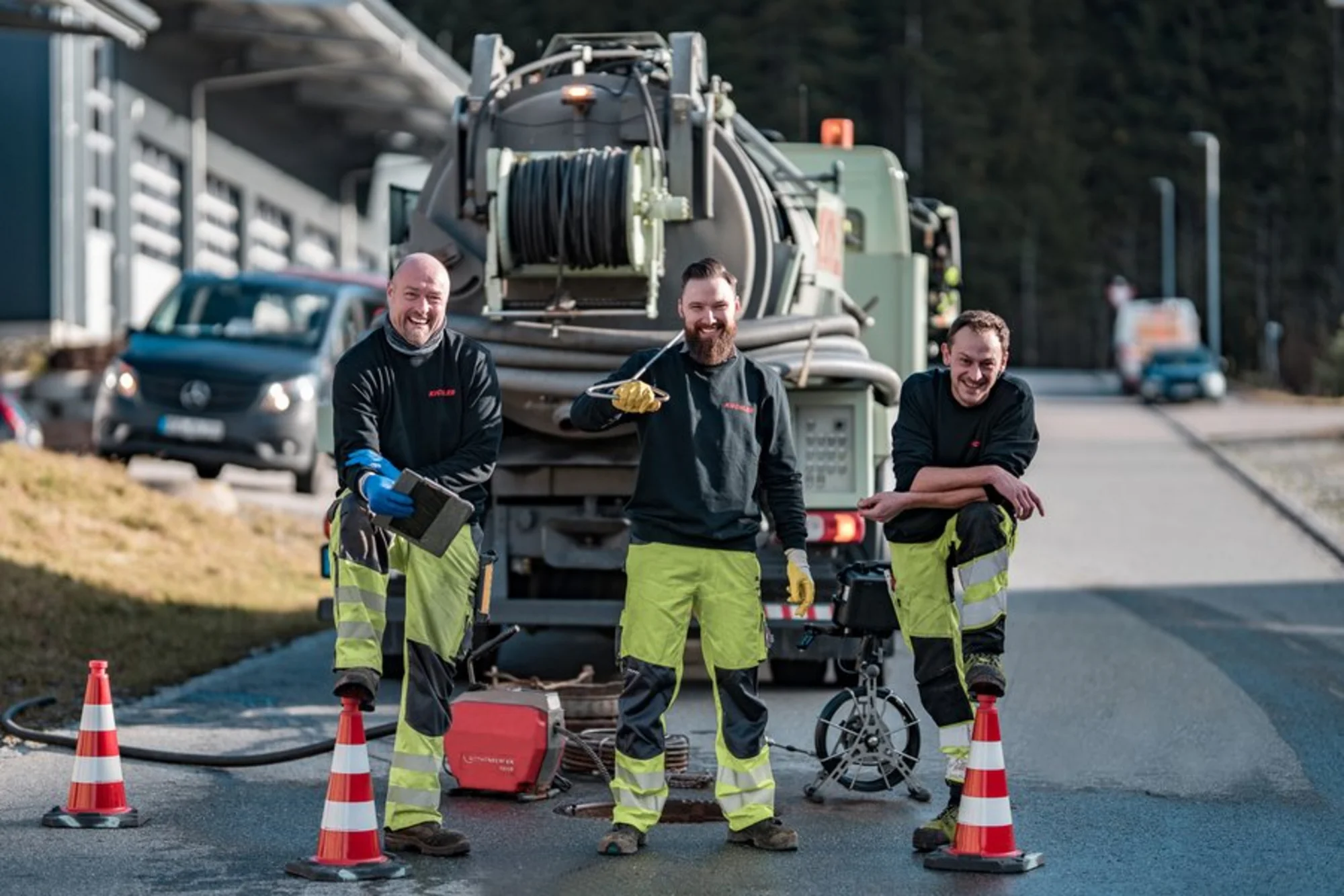 Kanalreinigung in Wackersdorf mit Hochdrucktechnik
